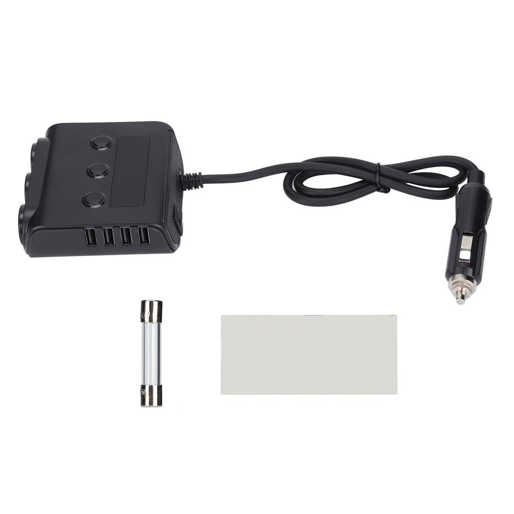 TR124 Car Cigarette Lighter Fast Charging Socket Charger for All Mobile Phones and Tablets