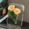 Kreative Rahmenvase Transparent Fotorahmen Blumenvase Arrangement für Schreibtische Bücherregal Zimmer Hochzeit Heimdeko