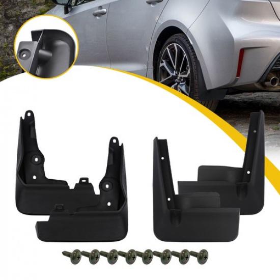 

Front&Rear 4XBlack Universal Splash Guards Mud for Toyota Car Flaps Pickup 20-21