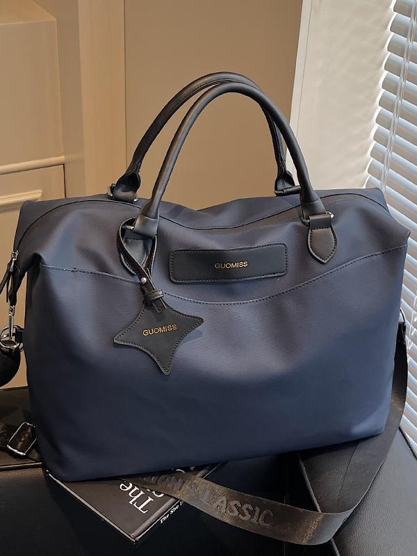 Women's Large Capacity Waterproof Duffle Bag for Short Business Trips - Attachable To Suitcase, High-End Carry-On.