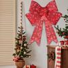 Christmas Glowing Bow LED Lights Large Christmas Bows Lit Bow Illuminate Yard Decoration Outdoor Decorations Yard