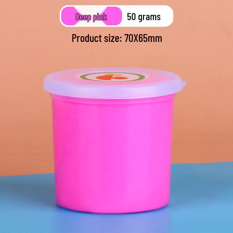 50g Large Jar Pack: Super Light Nontoxic Colored Clay for Kids' DIY Crafts and Toys