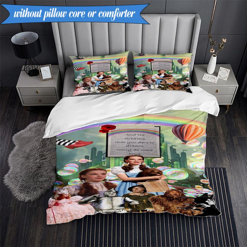 Wonderful Wizard Adventure 3pcs K-pop Music Group Bedding set,Ideal for Bedroom, Dormitory,Including Duvet Cover And 2pcs Pillowcases,Fan Gifts