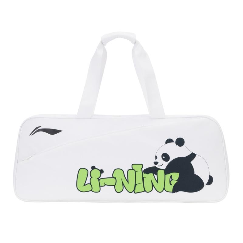 Li Ning Badminton Collection Polyester Travel Bag Unisex White ABLV153-1