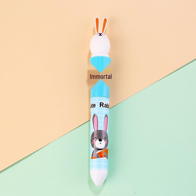 Creative Cartoon Multi-Color Ballpoint Pen for Students and Journals