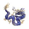 Dragon Brooch Animal Lapel Pin Fashion Jewelry Alloy Carving Artistic Style Suitable for