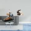 Ballet Dancer Ornament Figure Ballerina Girls Statue Gift Desk Figurine for Fireplace Restaurant