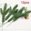 Artificial Pine Branches Green Plants Pine Needles DIY Accessories For Garland Wreath Christmas And Home Garden Decor