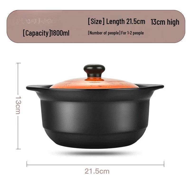 Wutuo 1.8L Ceramic Claypot Casserole