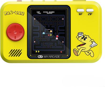 My Arcade Pacman Pocket Player Pro  Przenośna konsola do gier wideo z kolorowym wyświetlaczem 2,75 cala