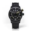 PONTOS S Diver 42mm Revestimento DLC Preto Mostrador Preto Granulado Pulseira de Borracha Relógio Automático Masculino (PT6248-DLB00-330-2)