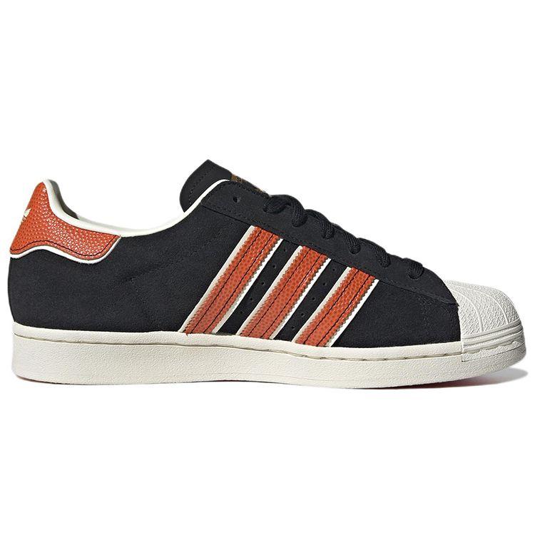 Adidas Originals Superstar Classic Retro Casual Low-Top Sneakers Unisex Sneakers Black White Red HR0463