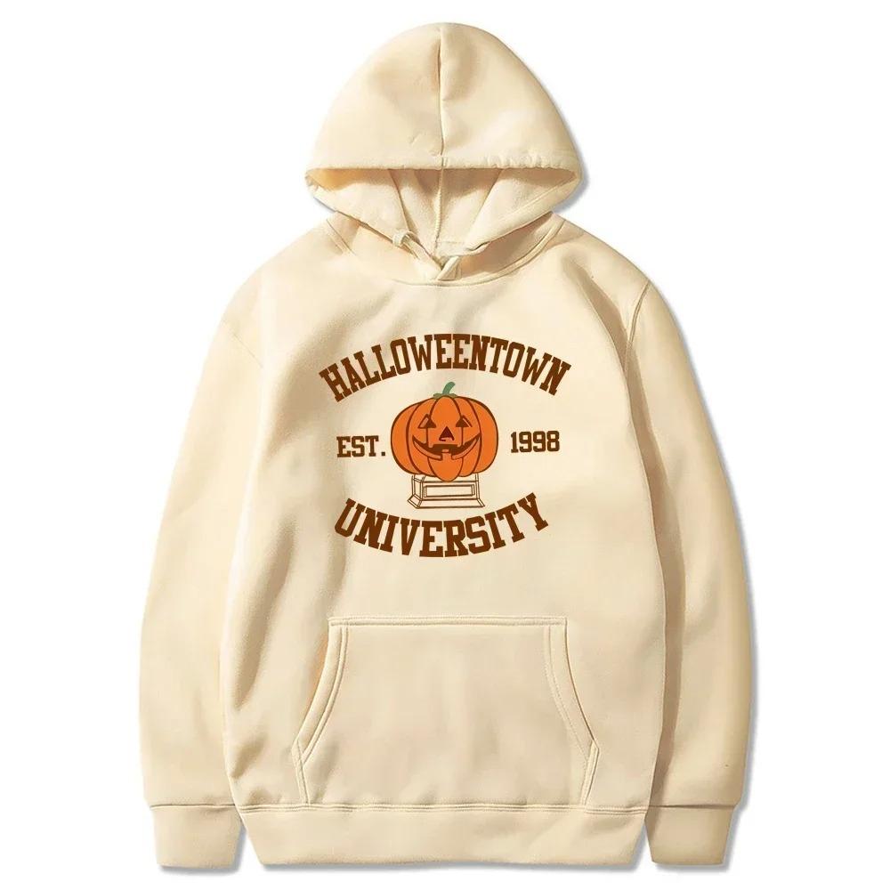 Halloweentown Hoodie Est 1998 Printed Pullover Vintage Halloween Town Woman Trendy Halloween Party Hoodies