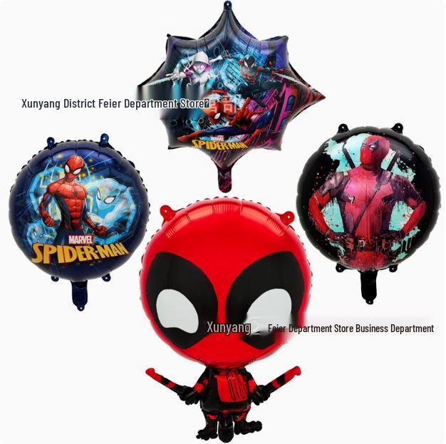 Spider-Man Superhero Series Birthday Party Aluminum Foil Balloons