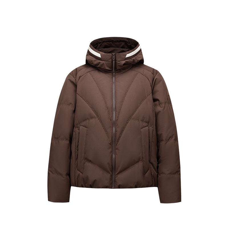 

Anta Simple Fashion Casual Hooded Warm Short Down Jacket Women outerwear 162548910-3 S