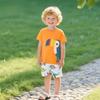 Boys' Shorts Summer Children's Sports Trousers Cartoon Dinosaur Print Casual Trousers