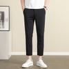 Spring and Summer Ice Silk Thin Straight Casual Pants Non-ironing and Anti-wrinkle Trousers Casual Small Pants Men's Slim Pants Men's Tide