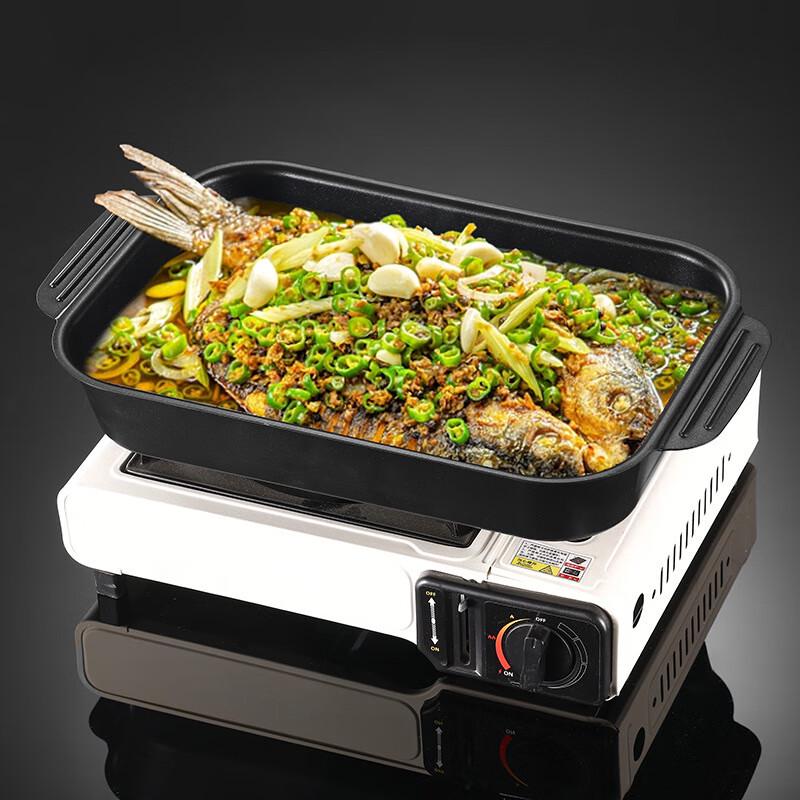 Rectangular Carbon Steel Multi-Use Grill Pan