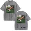 Singer SEBASTIAN YATRA Entre Tanta Gente Tour  Print T Shirt Unisex Cotton Casual Vintage Washed Oversized Tshirts Streetwear