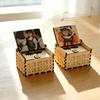 Engraved Wooden Music Box - Eight-Tone Mother's Day & Birthday Gift with Custom Photo