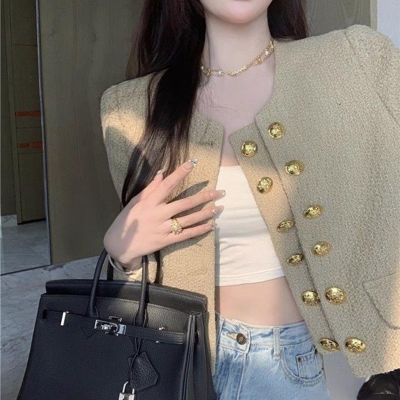 Autumn Fashion Short Blazer comfortable Womens Suit Jacket French Style