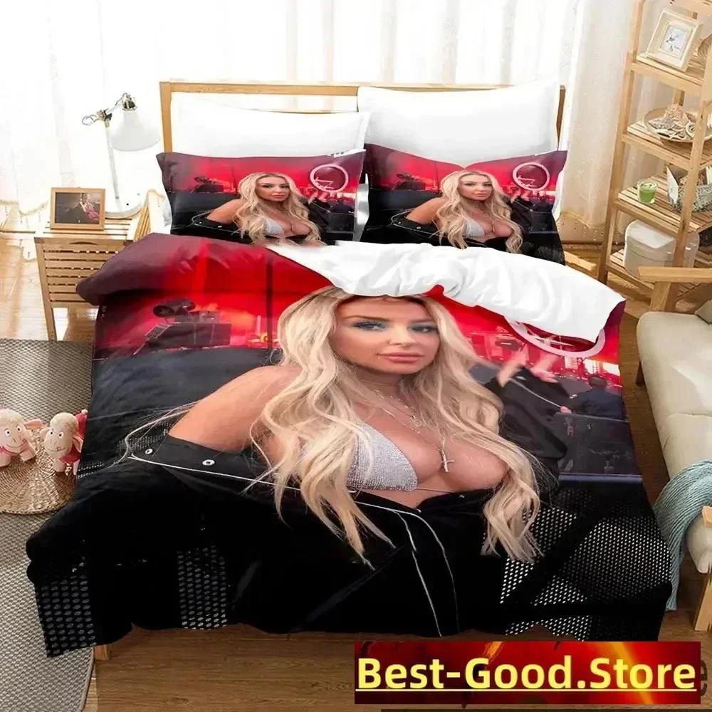 3D Print Tana Mongeau Tanacon Printed Bed Set Duvet Cover Pillowcase Bedding Set Linen Sheet Quilt Cover Full Queen King Size