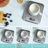 Stainless Steel Electronic Kitchen Scale, 5kg Portable Baking & Food Weighing Scale