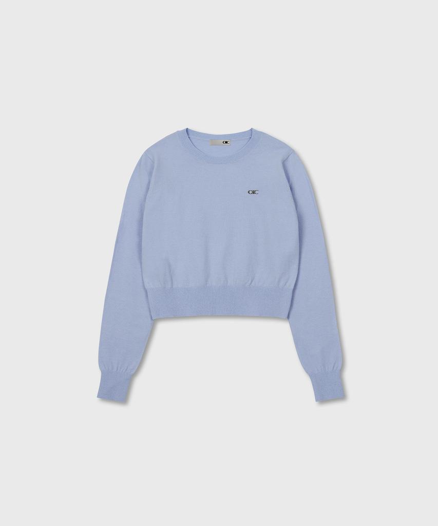 OIOI COLLECTION Classic Soft Knit_Sky Blue