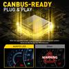 AUXITO 2Pcs Headlight LED H7 CANBUS 6500K White H7 Car LED High Low Beam With Cooling Fan Driving Lamp 12V Super Bright 30000LM