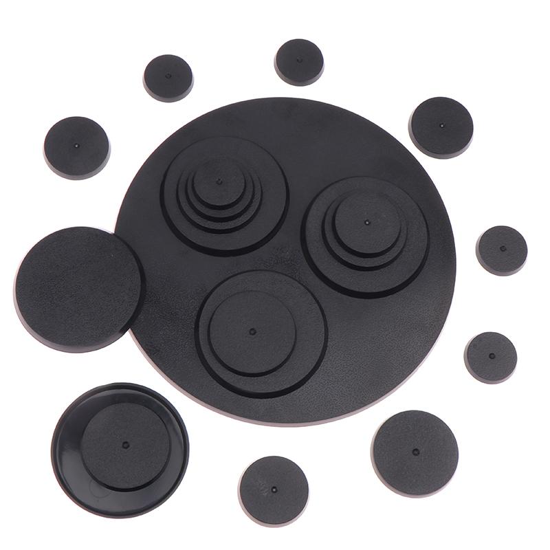 5Pcs 25Mm/32Mm/40Mm/50Mm/60Mm Round Bases For Miniature Table Games Tabletop Game Base Modeling Model Kit Diorama