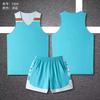 American Double-Sided Basketball Jersey Set Adult Children Primary And Secondary School Students Wear Jerseys On Both Sides Training Jerseys Competiti