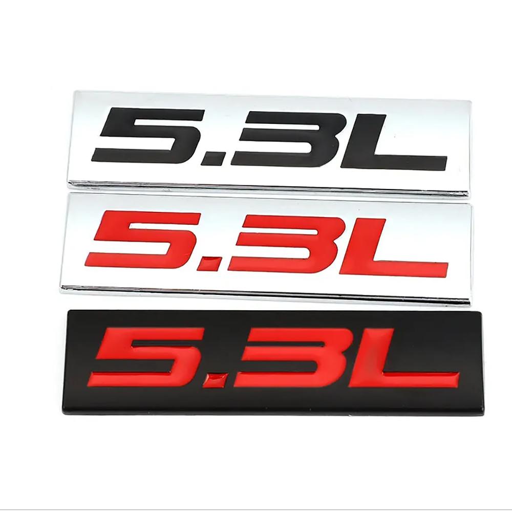 5.0L 5.3L 5.7L Energy Emblem Trunk Sticker Decal For CHEVROLET FORD DODGE TOYOTA HONDA GMC