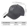 Paradise Lost Double Snake Washed Baseball Cap Vintage Duckbill Hat For Men Women Casual Street Hiphop Style Adjustable