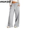 Women's Fashion Casual Solid Color Print Pants & Capris