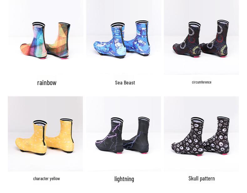 XINTOWN Solid Color Cycling Shoe Covers - Lightweight, Dustproof, Anti-Fouling Bicycle Gear