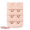 100PCS Bra Extension Lingerie Strap Extender Replacement Womens Accessoires With 3 Hooks Bar Extender Buckle Extension Lingerie
