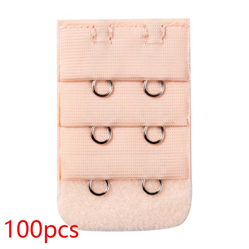 

100 ШТ Удлинитель для бюстгальтера Удлинитель бретелей нижнего белья Замена Женские аксессуары С 3 крючками Удлинитель планки Пряжка Удлинитель Нижнее белье One size