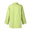 Women's Fashionable And Casual -color Long-sleeved Cotton And Linen Shirt Top