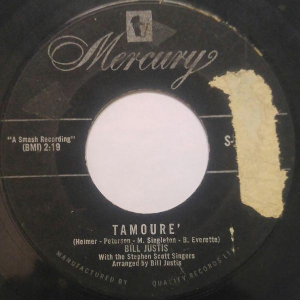 

7inch Record BILL JUSTIS THE STEPHEN SCOTT SING Tamoure S1812X MERCURY 1963 Canada Jazz Used