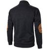 Autumn and Winter Men's Stand Up Collar Sweatshirt Jacket Long Sleeve Casual Knitted Sweater Top