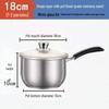 Food Grade Stainless Steel Milk Pot for Baby Food, Noodles, Soup, and Milk Warming - Induction Compatible