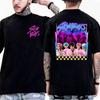 KPop Demon Hunters Official Authorization of SAJA BOYS for Netflix Animated Movies 2026 Summer Mens Womens Oversized Tshirt