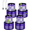 4 Compatible HEPA Filters for Dyson V10 (SV12) + 1 Cleaning Brush – Washable, for V10 Absolute/Animal/Total Clean
