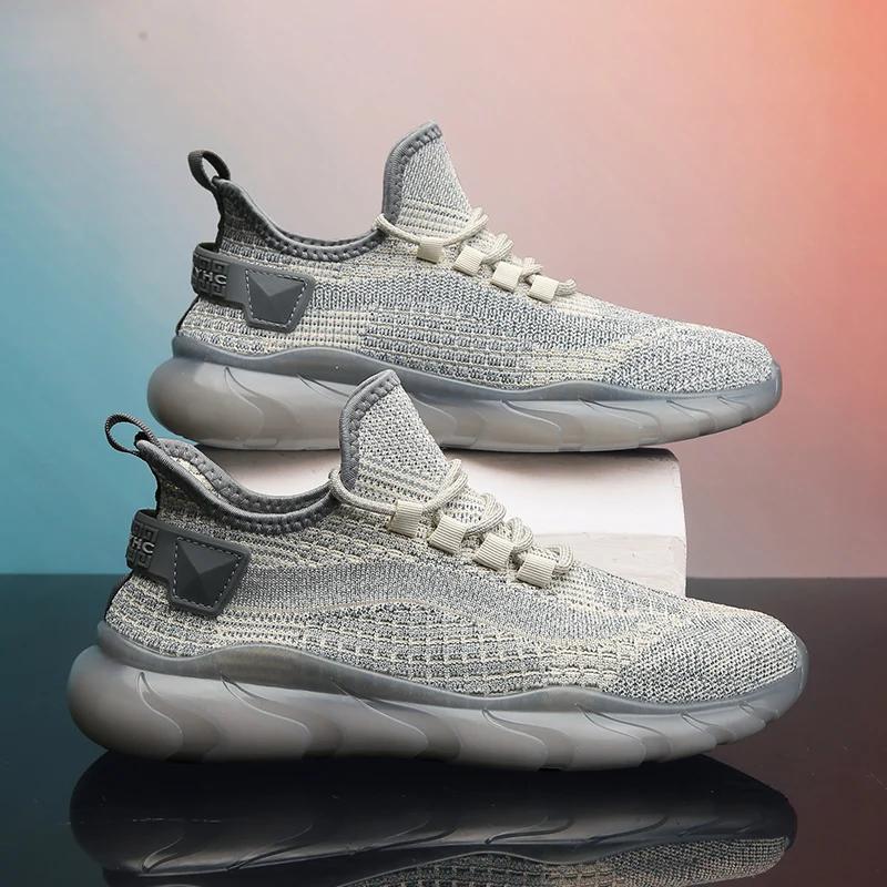 Atmungsaktive Herren Freizeitschuhe Mesh Laufschuhe Herren Leichte Sportschuhe Athletisches Jogging Tenis Schuhe Herrenschuhe