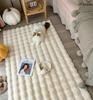 Anti-Rabbit Fur Bubble Fleece Rugs and Cushions for Sofa, Bedside, and Coffee Table
