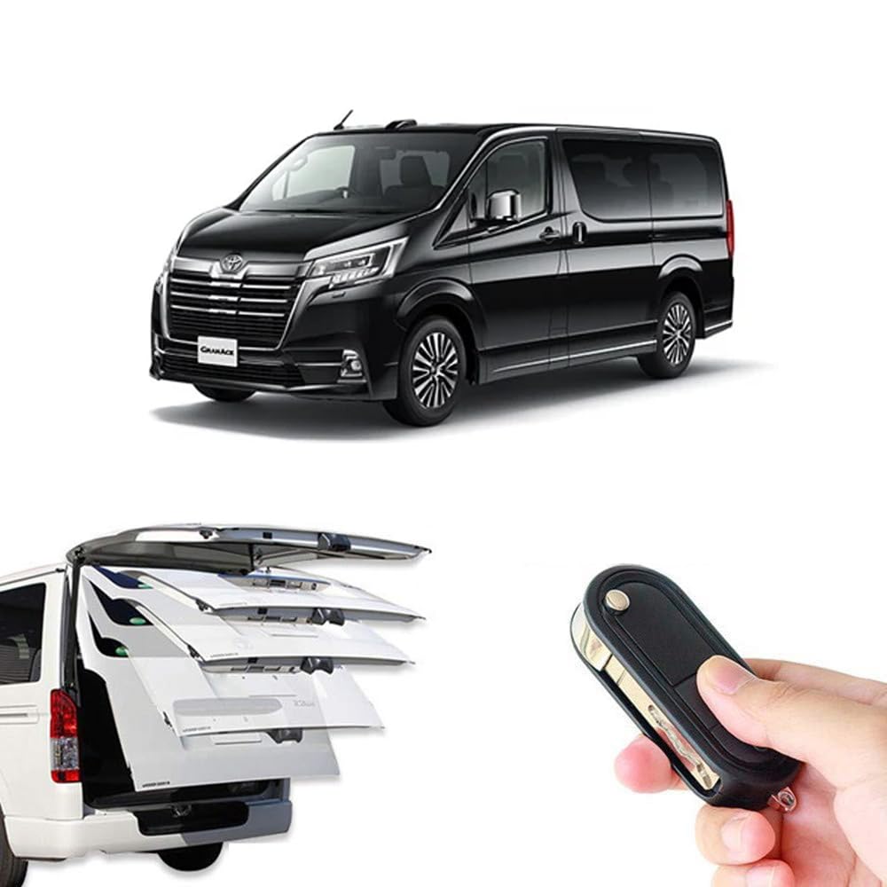 WhipLinks Electric Power Back Door for Toyota Aftermarket Power Rear Operated by Factory Remote Control GranAce, Compatible/Replacement, Gate,