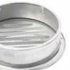 Ventilation Grille Set 4 pcs Silver 200 mm Stainless Steel