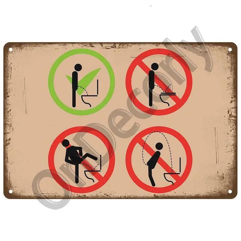 Retro Warning Danger Vintage Tin Sign Poster Metal Plate For Garage Home Man Cave Wall Decor Art Pubs Plaque Caution 26T0104 26T0104