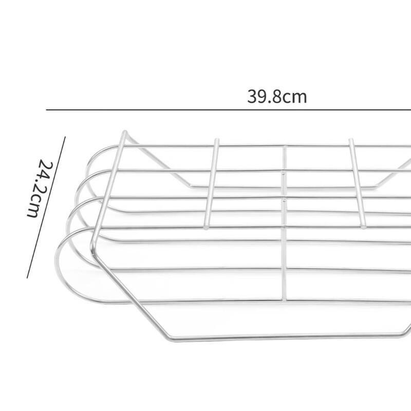 ZISIZ Half-Round Multi-purpose BBQ Roasting Rack