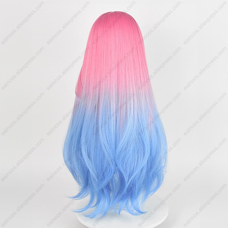 Mizi Cosplay Wig 76cm Long Dyed Gradient Wigs Heat Resistant Synthetic Hair